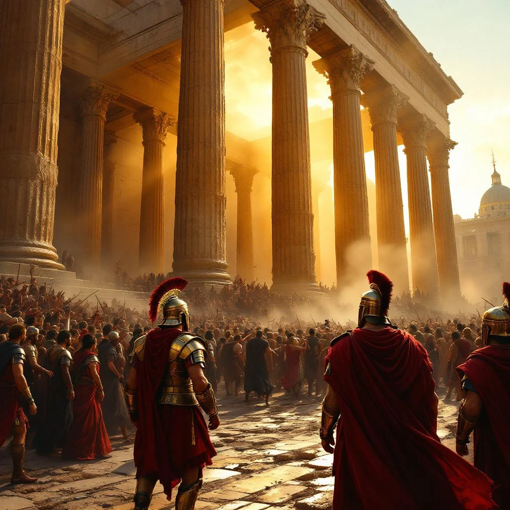 Arrested at the Temple