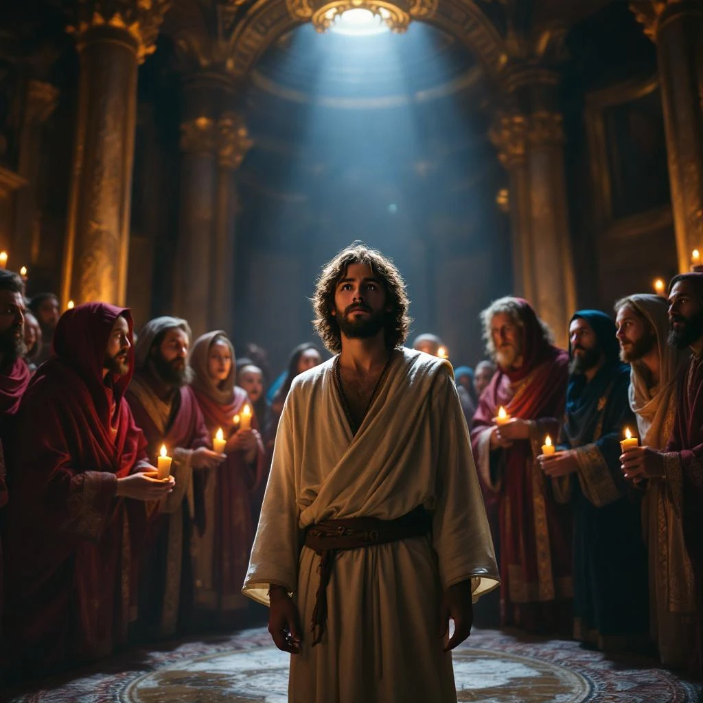 Boy Jesus at the Temple