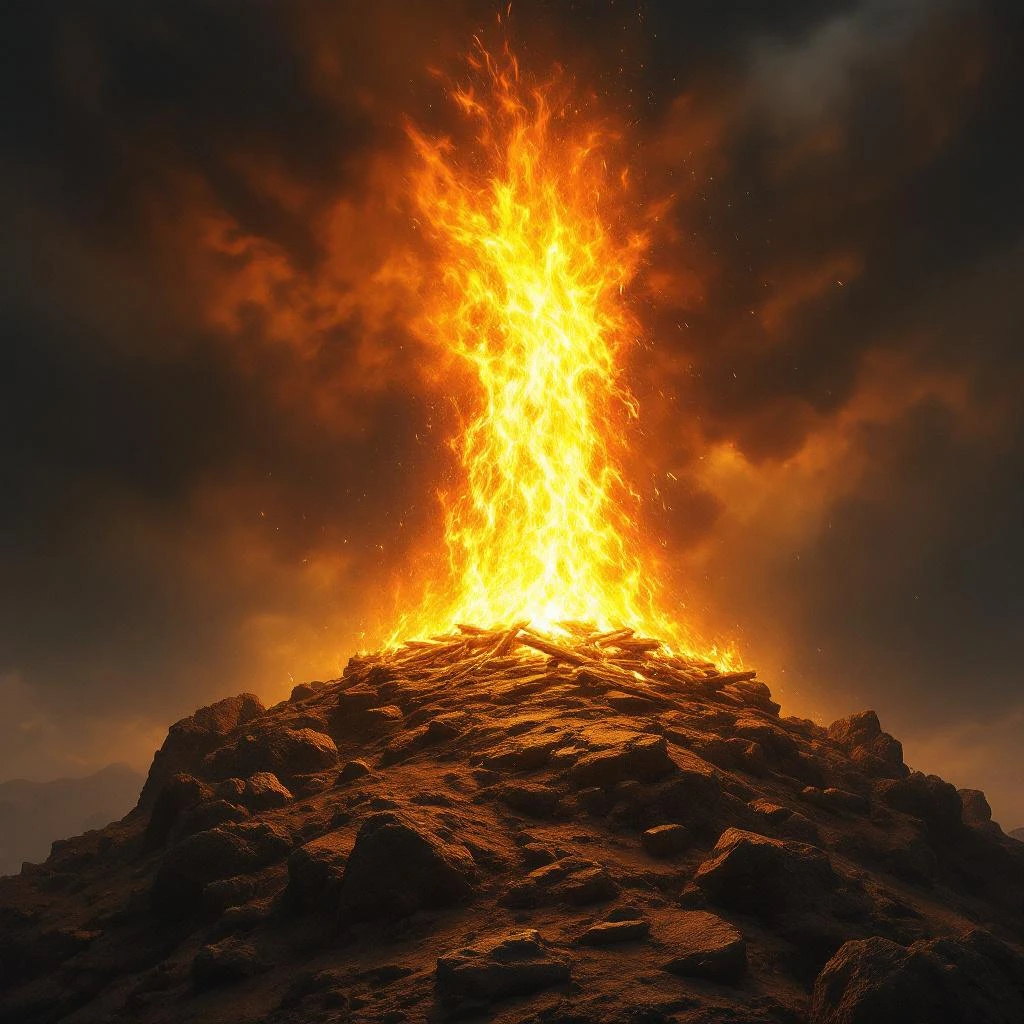 Elijah on Mount Carmel