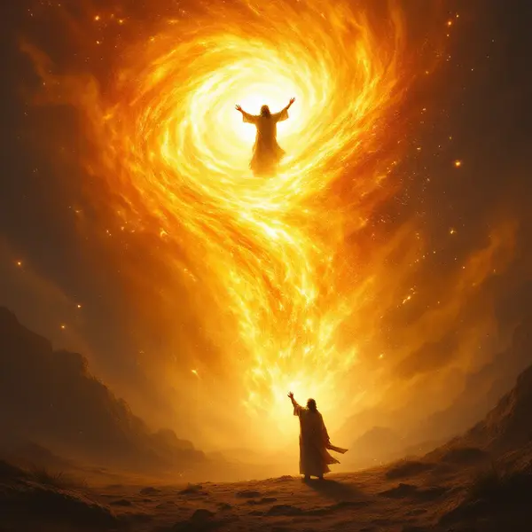 Elijah Taken to Heaven