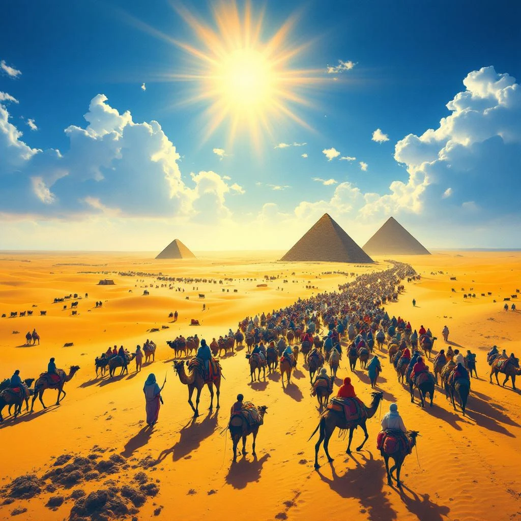 Jacob's Family Moves to Egypt