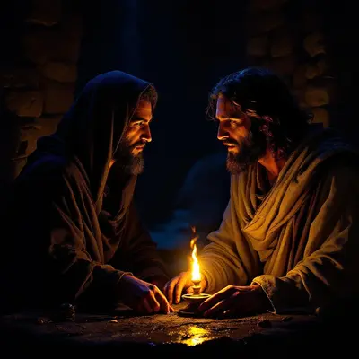 Nicodemus Comes at Night