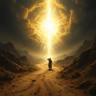 Saul Meets Jesus on the Road