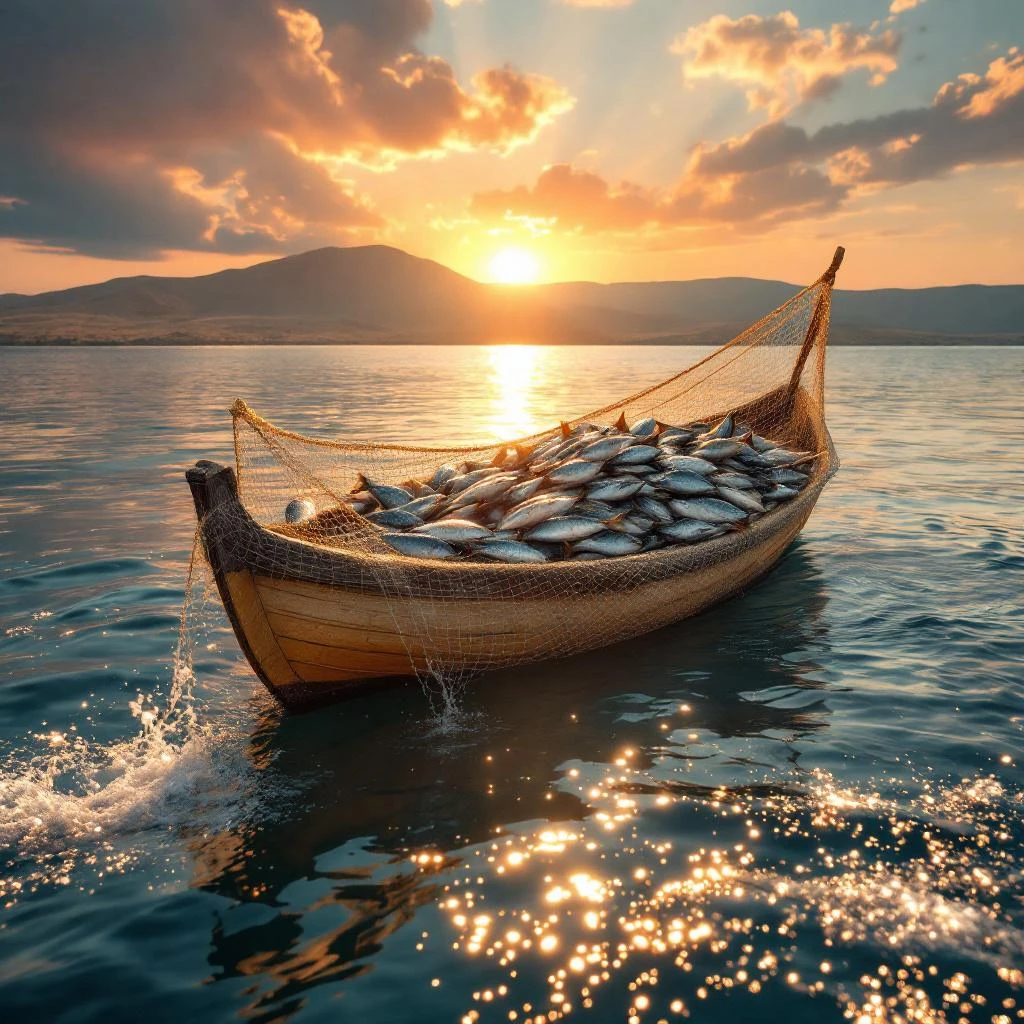 The Miraculous Catch of Fish