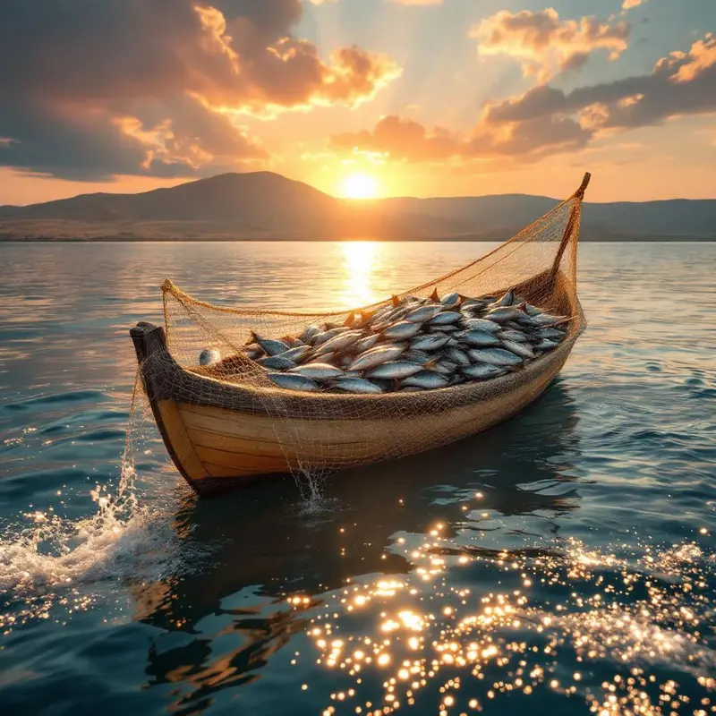 The Miraculous Catch of Fish