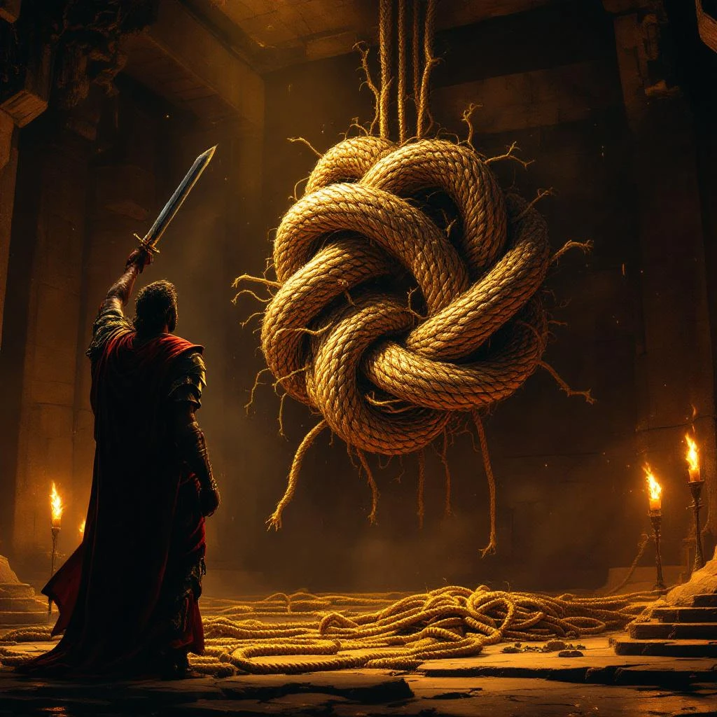 Alexander Cuts the Gordian Knot