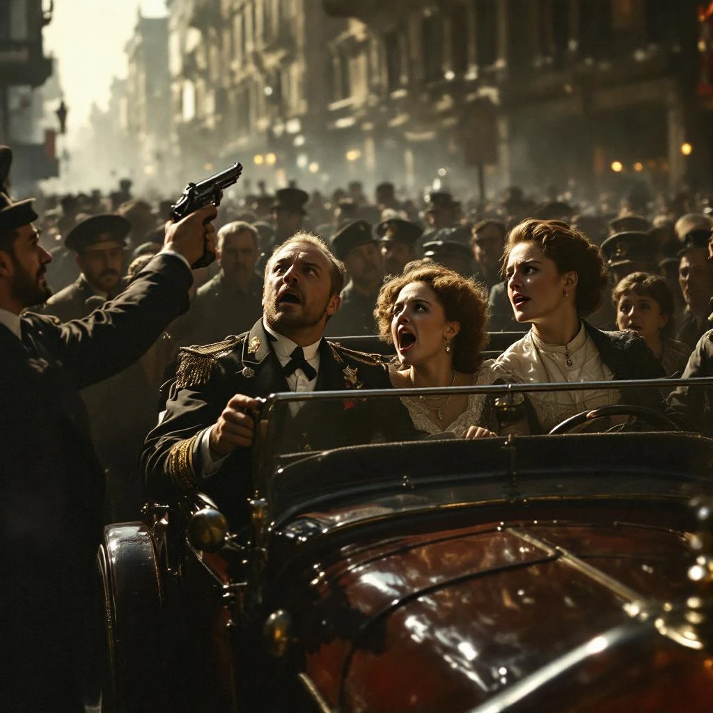 Archduke Franz Ferdinand is Shot