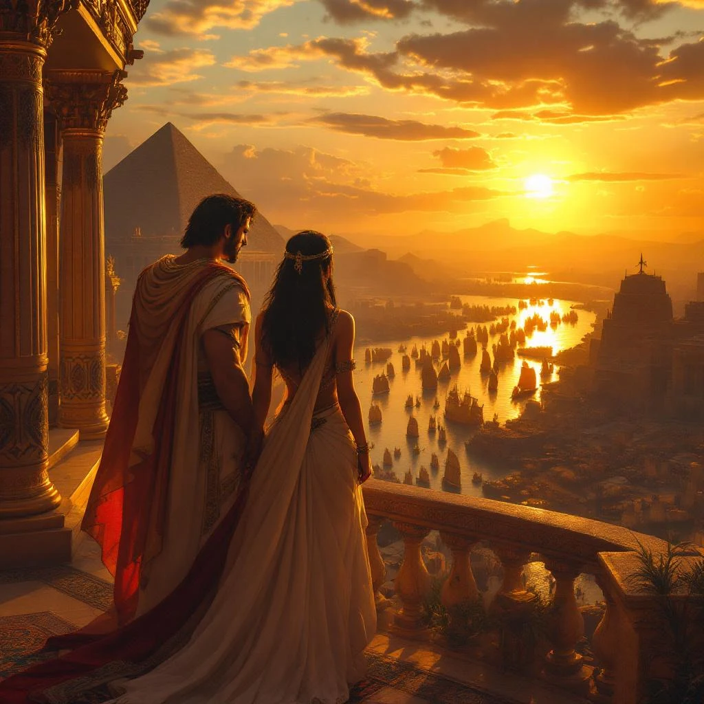 Cleopatra and Antony