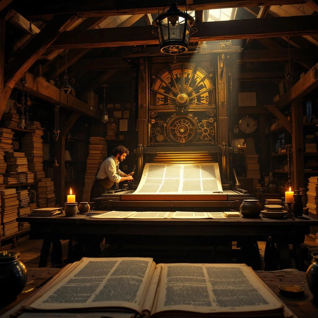 Gutenberg Prints the Bible