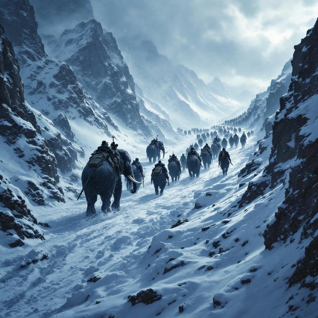 Hannibal Crosses the Alps