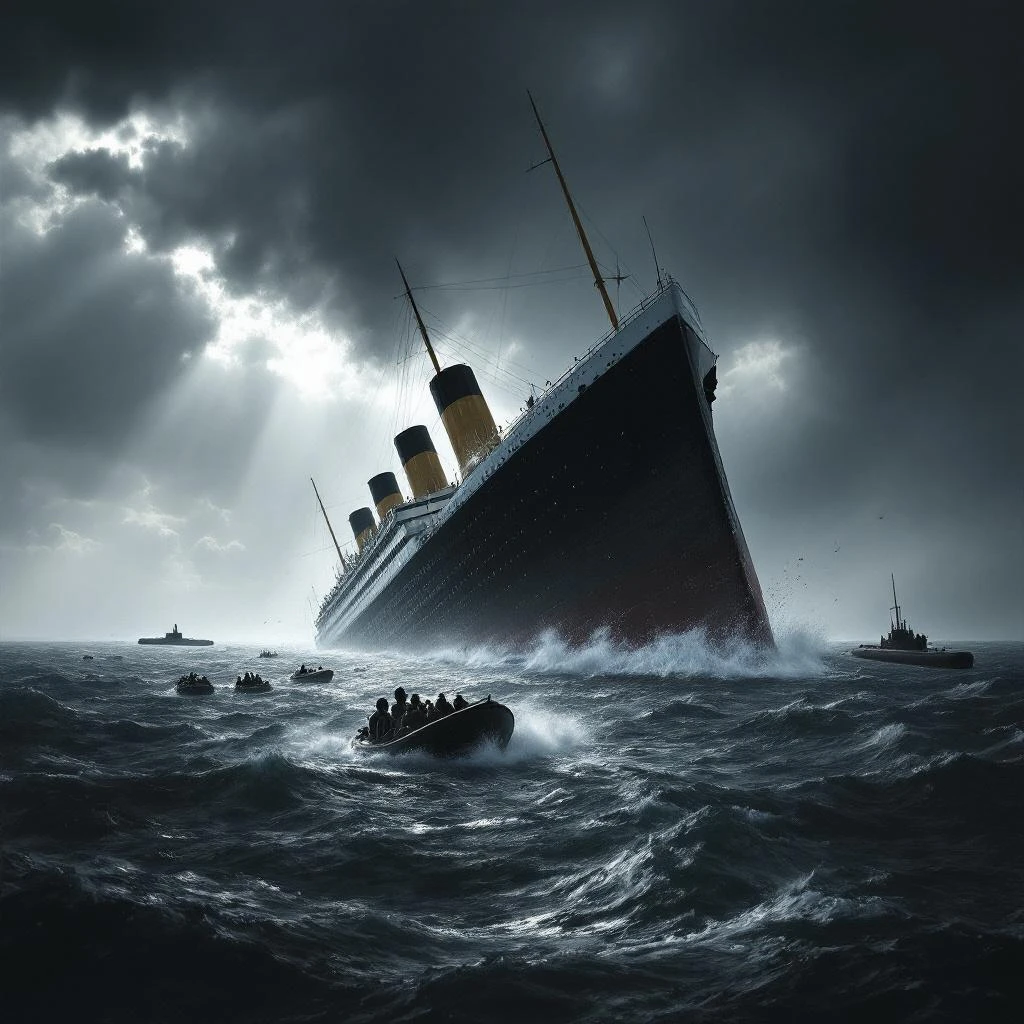 The Lusitania Sinks