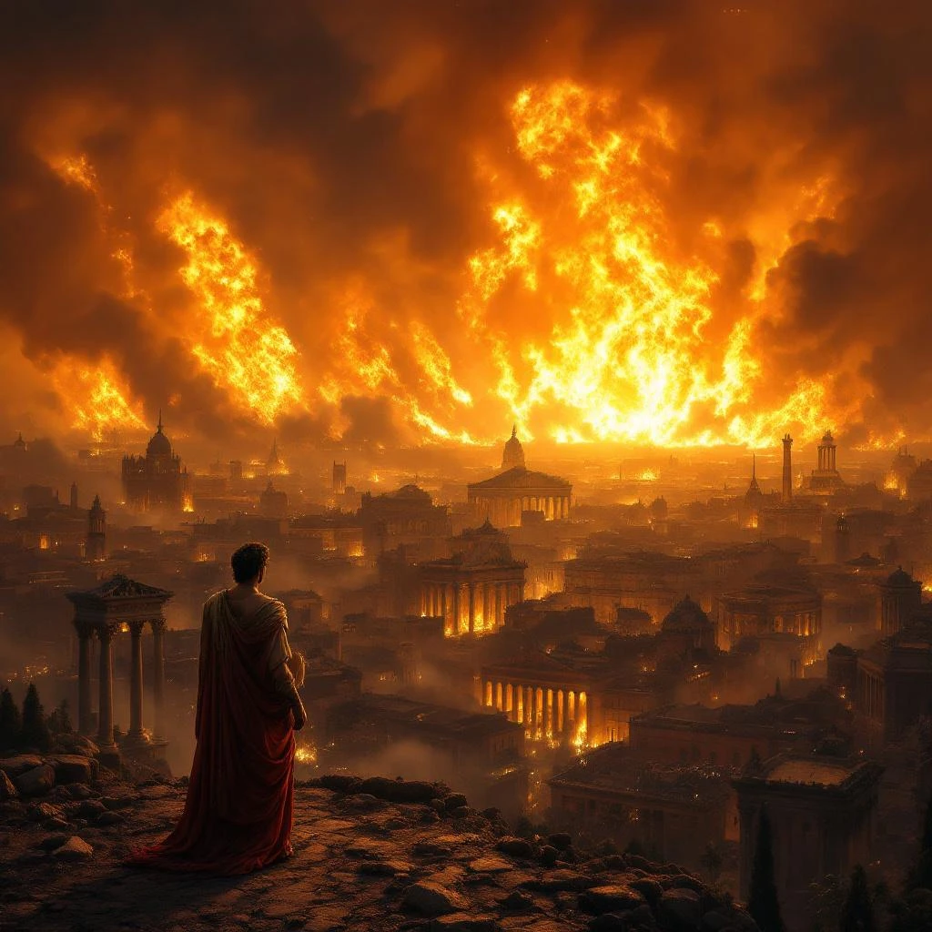 Nero Burns Rome