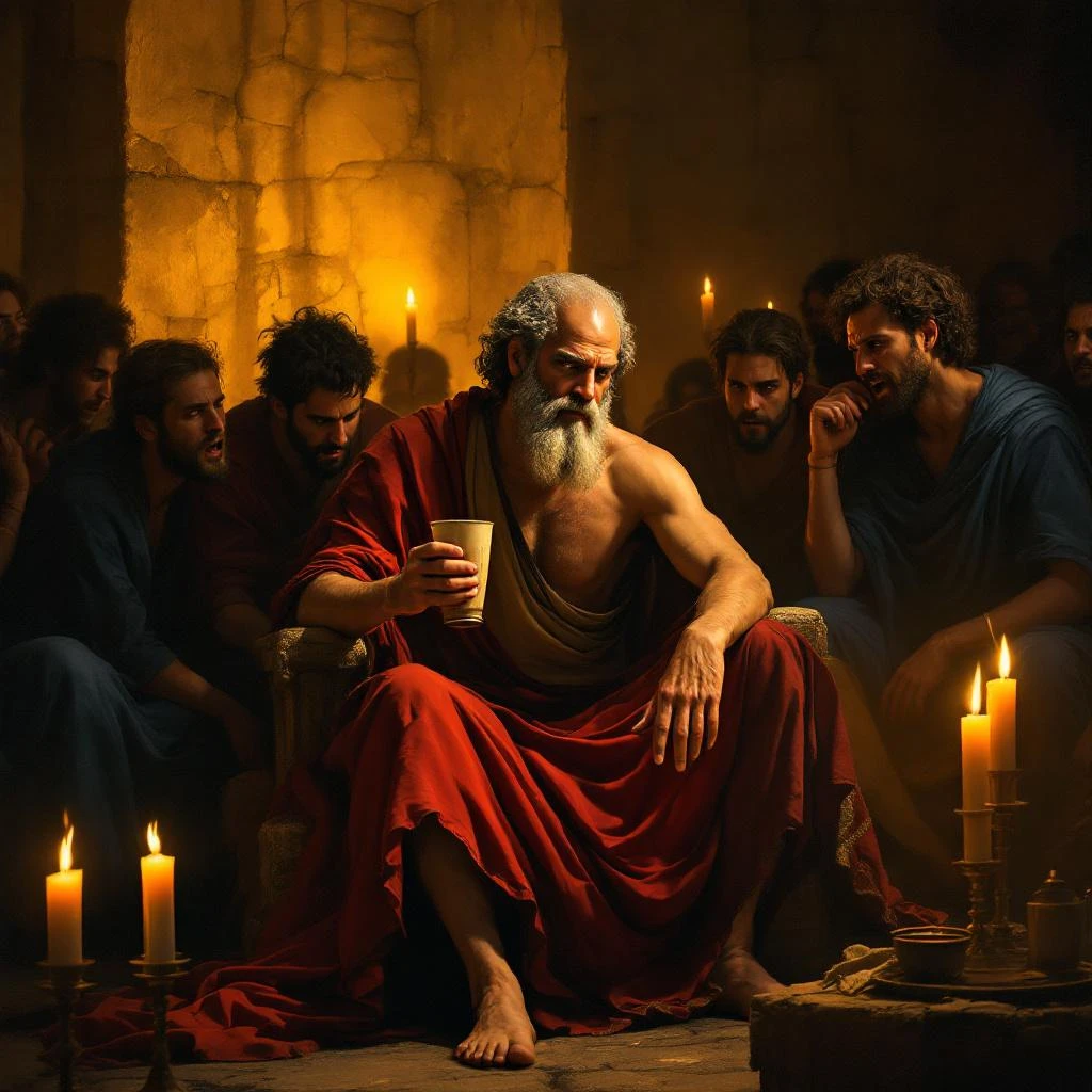 Socrates Drinks the Hemlock